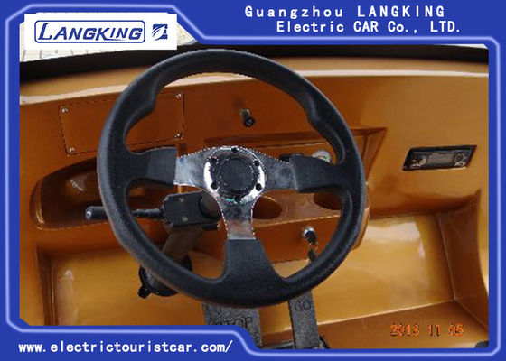Safety Six Seater Pure Electric Shuttle Bus For Reception 4KW DC Motor