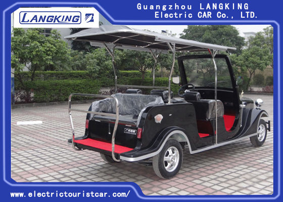 Safety Six Seater Pure Electric Shuttle Bus For Reception 4KW DC Motor