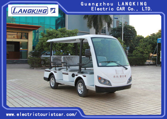 4KW Motor 48V Eight Seater model Y083A Electric Shuttle Bus 18% Climbing Ability using hotel/university /park