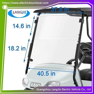 High Quality Ezgo Txt Transparent Front Windshield Golf Cart