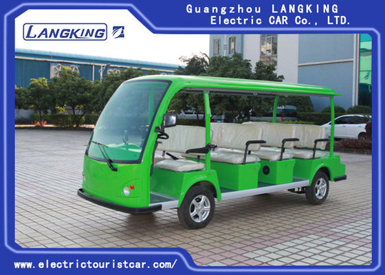 Eco Friendly Electric Tourist Car Green 11 Seats High Frequency Onboard Charger