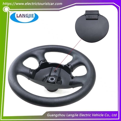 High Quality Electric Golf Cart Parts, Detachable Steering Cover, Black Steering Wheel