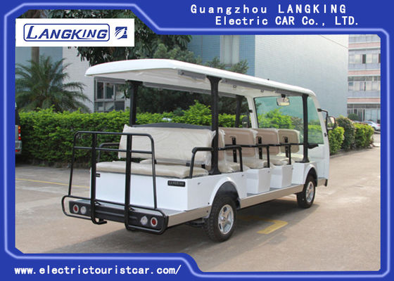 14 Seater Electric Sightseeing Bus , 72v Electric Shuttle Car  for Exhibition
