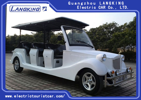Electric Powered 11 Person Classic Car Golf Carts With Cool Style Accessories Cover