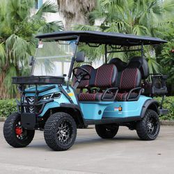 Good price Luxury 6 Seater Electric Golf Cart with 72V/48V Lithium Battery 40km/h Max Speed and 80km Range online