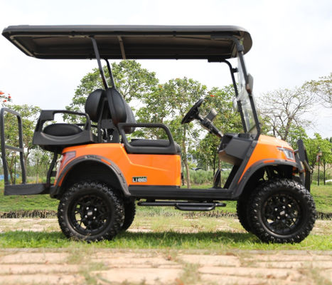 Good price 4 Seater Electric Golf Cart with Foldable Windshield Double Gear Rack Steering and Smart On-board Charger online
