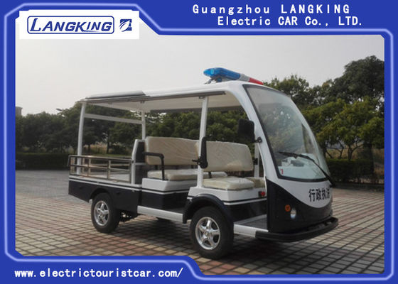 4 Seater Electric Patrol Car For Security Cruise Car With Caution Light for Resort