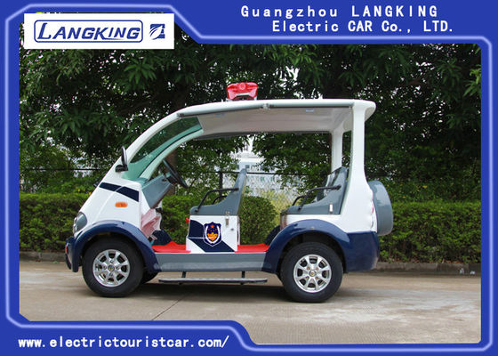 4 Seater Electric Golf Cart For Security Cruise Car With Caution Light