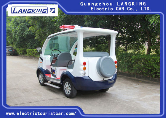 4 Seater Electric Golf Cart For Security Cruise Car With Caution Light