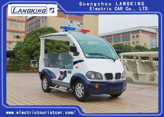 4 Seater Electric Golf Cart For Security Cruise Car With Caution Light