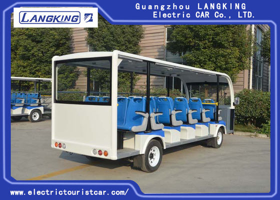 23 Plastic Seater Electric Shuttle Vehicles 5300×1730×2250mm Low Noise