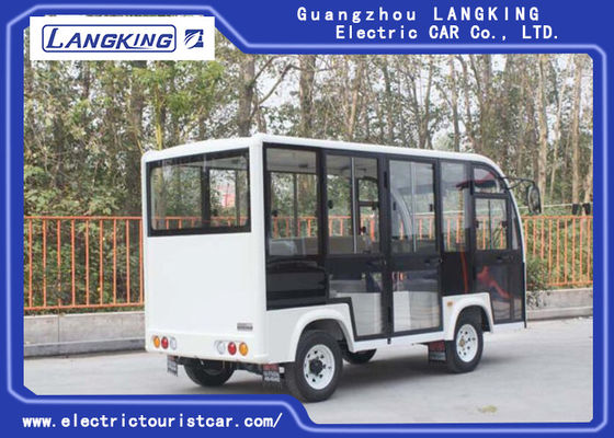 Resort 8 Seater Electric Car , Closed Door Type Electric Sightseeing Bus Y081A-M