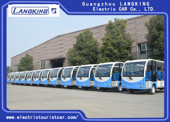 14 Seater Electric Sightseeing Car 72V/5.5 KW With Door For Park Y140A-M