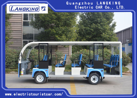 14 Seater Electric Sightseeing Car 72V/5.5 KW With Door For Park Y140A-M