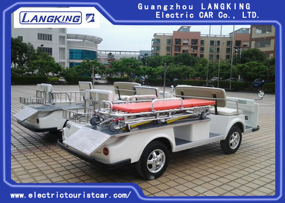 Airport Electric Ambulance Car , 4 Seater Electric Car  One Bed Without Roof