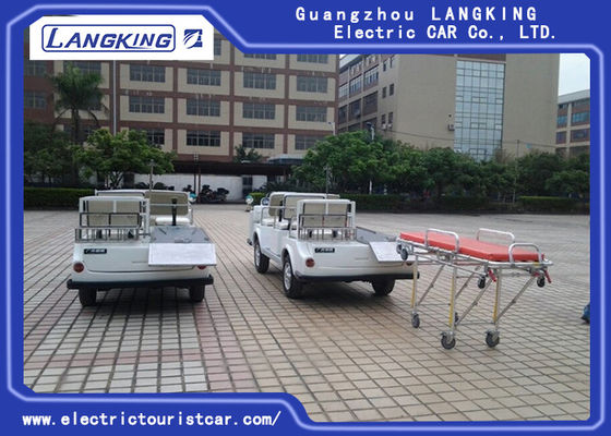 Airport Electric Ambulance Car , 4 Seater Electric Car  One Bed Without Roof