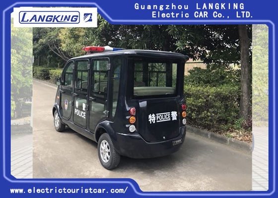 Black 6 Seater  Electric Patrol Car 18% Climbing Ability Load Model X065