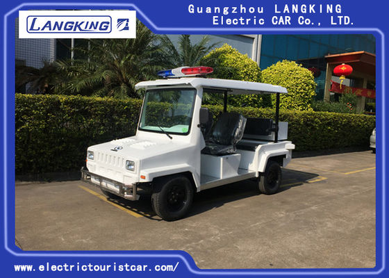 4 Seater Electric Golf Cart Patrol Car For Security Cruise Car With Caution Light
