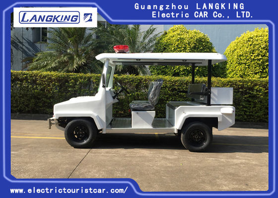 4 Seater Electric Golf Cart Patrol Car For Security Cruise Car With Caution Light