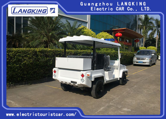 4 Seater Electric Golf Cart Patrol Car For Security Cruise Car With Caution Light