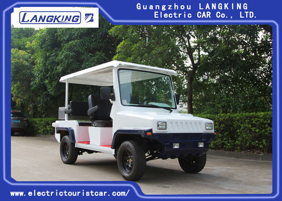 Durable Electric Patrol Car 5 Seater Electric Car With Light On Roof 48V/4KW