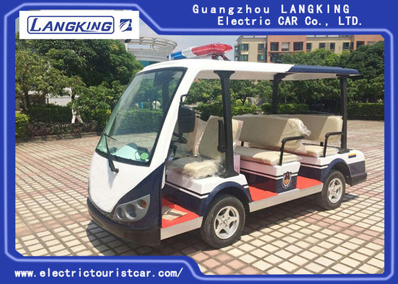 Resort Electric Utility Golf Cart , 8 Seater Electric Car With 2 Front Turn Signals