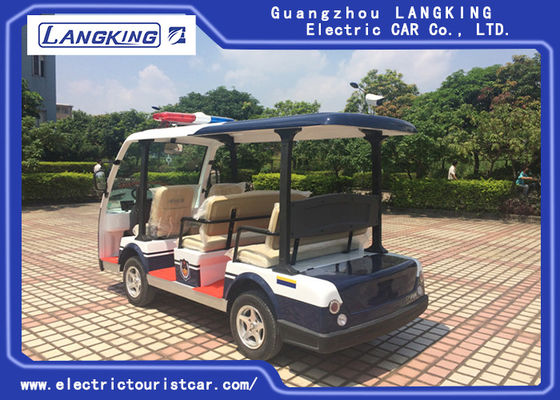 Resort Electric Utility Golf Cart , 8 Seater Electric Car With 2 Front Turn Signals