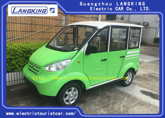 4 wheel electric golf cart Dark Green 48 Voltage Electric Sightseeing Car with free charger
