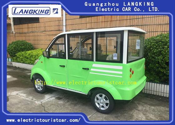 4 wheel electric golf cart Dark Green 48 Voltage Electric Sightseeing Car with free charger