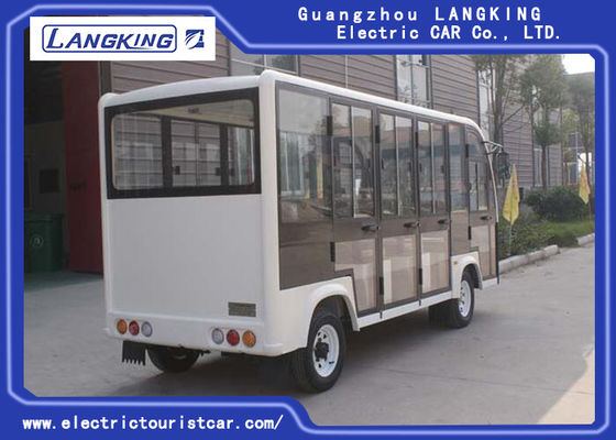 Battery Operated Electric Shuttle Car 11 Seats For Museum , Mountain Area