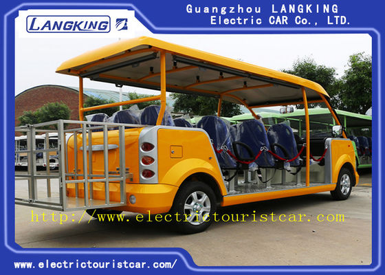 Playground Electric Tourist Car Gasoline Small Shuttle Bus With Roof  Windshield