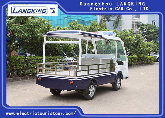 900KGS 48V DC Motor Utility Cargo Vehicle / Electric Pick Up Truck With Roof Or Basket