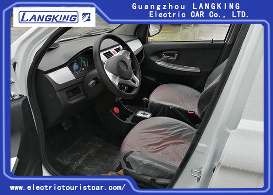 High Speed EV Electric Shuttle Car With Battery 5 Seats Closed Door Mileage Range 135KM