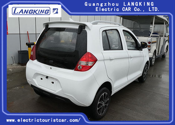 High Speed EV Electric Shuttle Car With Battery 5 Seats Closed Door Mileage Range 135KM