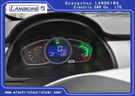 High Speed EV Electric Shuttle Car With Battery 5 Seats Closed Door Mileage Range 135KM
