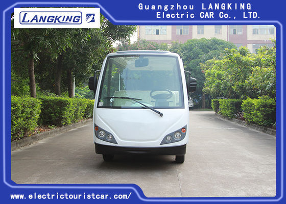 Small Electric Shuttle Car , 14 People Electric Sightseeing Bus Max.Speed 28 km/h