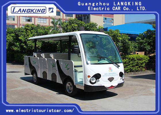 14 Seater Electric Shuttle Car Equipped With Effective Shock Absorb With Door