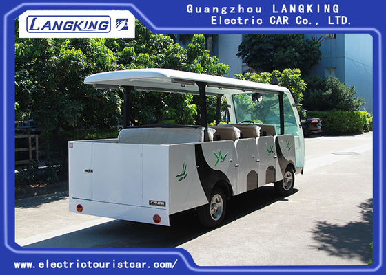 14 Seater Electric Shuttle Car Equipped With Effective Shock Absorb With Door