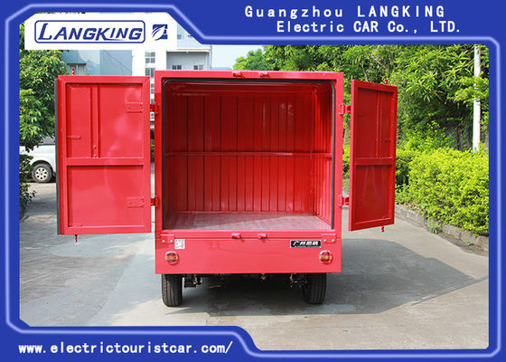 4/5 Seats Electric Patrol Car Iron Cargo Box Container Electric Cargo Van With Customized Dimension