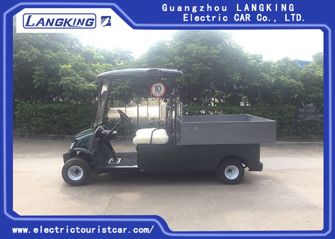 2 Perosn Electric Utility Vehicle With Basket And Cargo Van Loading 650kgs 0